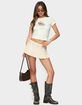 EDIKTED Lovina Grommet Pleated Mini Skort image number 4