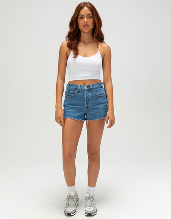 FULL TILT Scoop Neck Rib Seamless Womens Cami Alternative Image