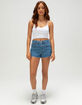 FULL TILT Scoop Neck Rib Seamless Womens Cami image number 2