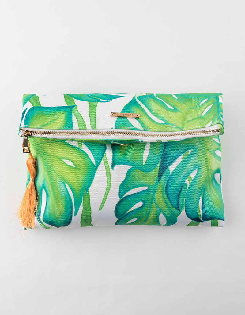 PURA VIDA Palm Clutch image number 0