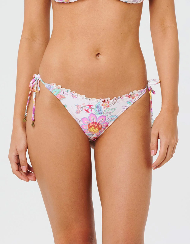 RIP CURL Half Moon Bay Tie Side Skimpy Bikini Bottoms image number 2