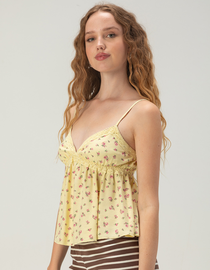 RSQ Womens Floral Babydoll Top image number 2