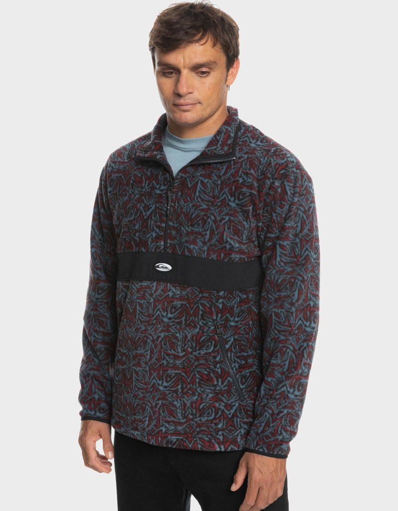 QUIKSILVER Saturn Polar Mens Half Zip Fleece Pullover image number 4