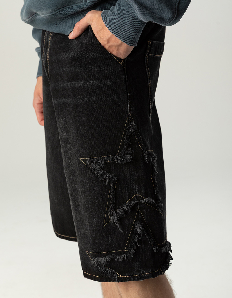 RSQ Mens Baggy Applique Jorts image number 4