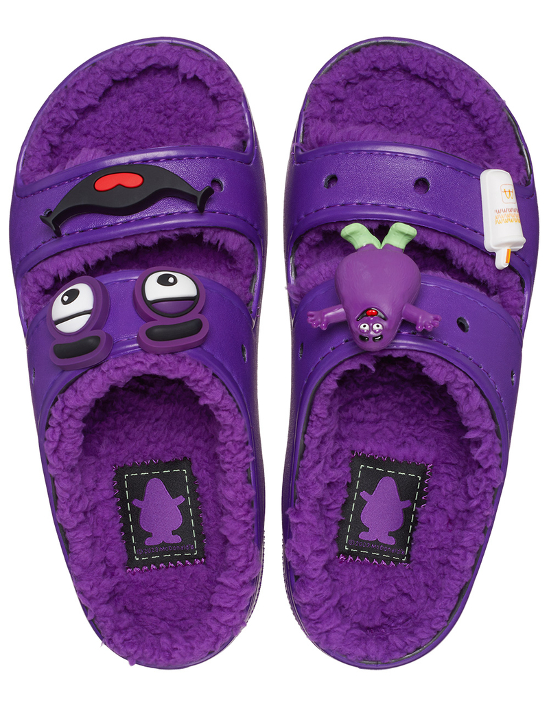 CROCS x McDonald's Grimace Cozzzy Sandals image number 7