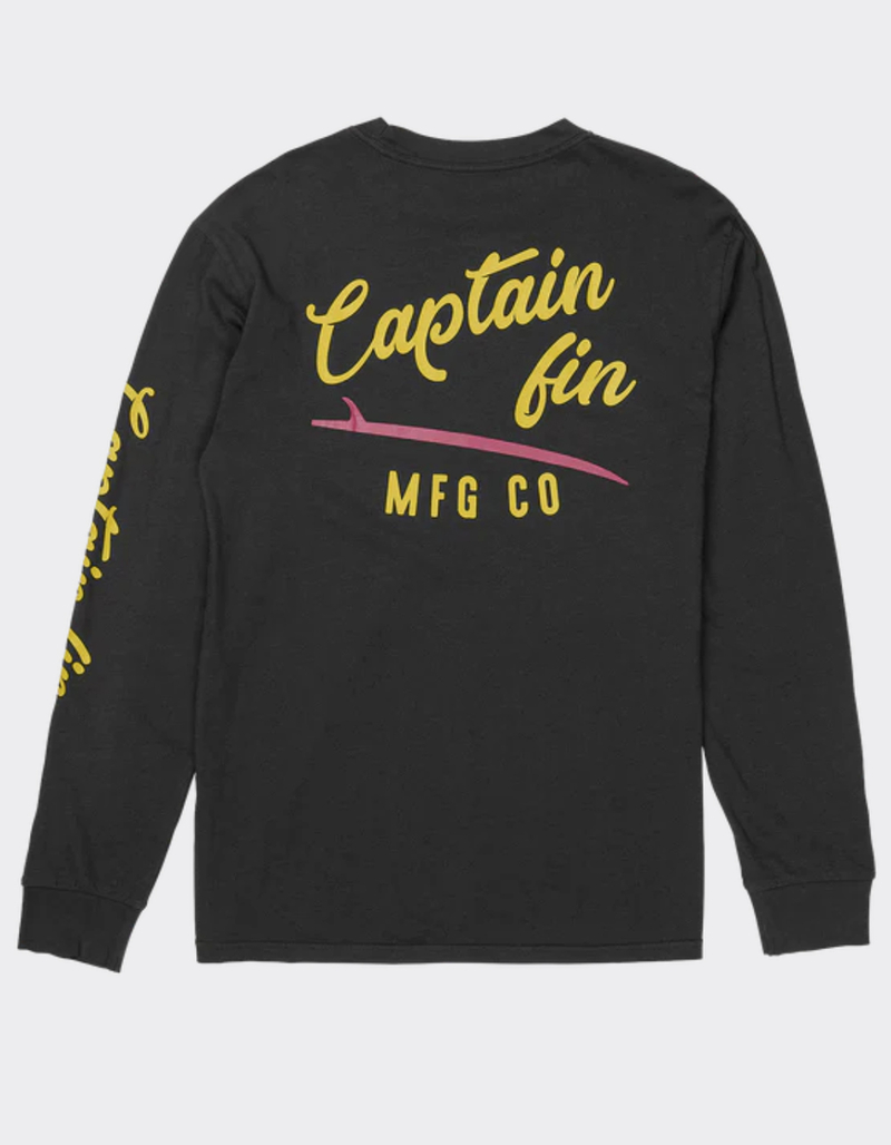 CAPTAIN FIN Slick Slide Mens Long Sleeve Tee BLACK Tillys