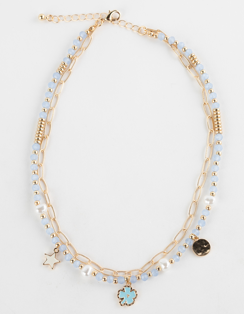 FULL TILT Beaded Charm Necklace image number 0