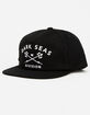 DARK SEAS Trident Black Mens Snapback Hat image number 1