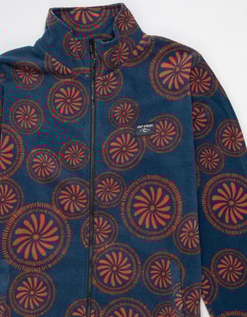 RIP CURL Fun Times Mens Zip-Up Polar Fleece Alternative Image