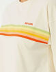RIP CURL Eventide Heritage Womens Crop Tee image number 5