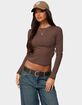 EDIKTED Tay Long Sleeve Top image number 1
