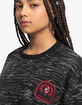 QUIKSILVER x Stranger Things Upside Down Womens Crop Tee image number 3