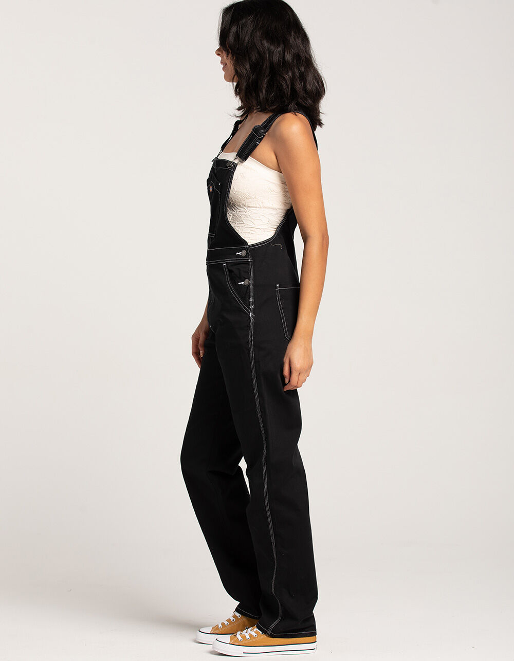 DICKIES Womens Overalls - BLACK | Tillys