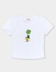 PEANUTS Woodstock Shamrock Womens Baby Tee image number 2