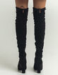 SODA Over The Knee Womens Heeled Boot image number 3