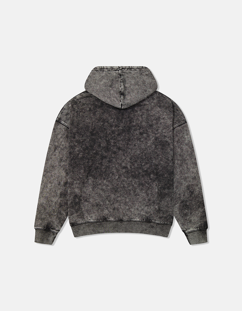 WESC Dropped Shoulder Enzyme Washed Mens Hoodie image number 1
