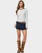 EDIKTED Brianna Striped Long Sleeve Tee image number 4