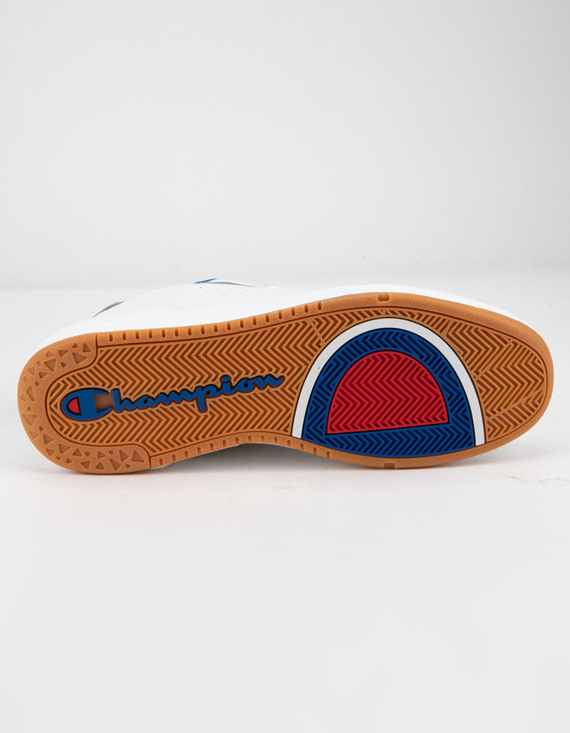 CHAMPION Super C Court Classic Leather White Mens Shoes image number 5