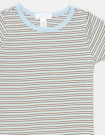 FULL TILT Essentials Girls Stripe Ringer Tee Alternative Image