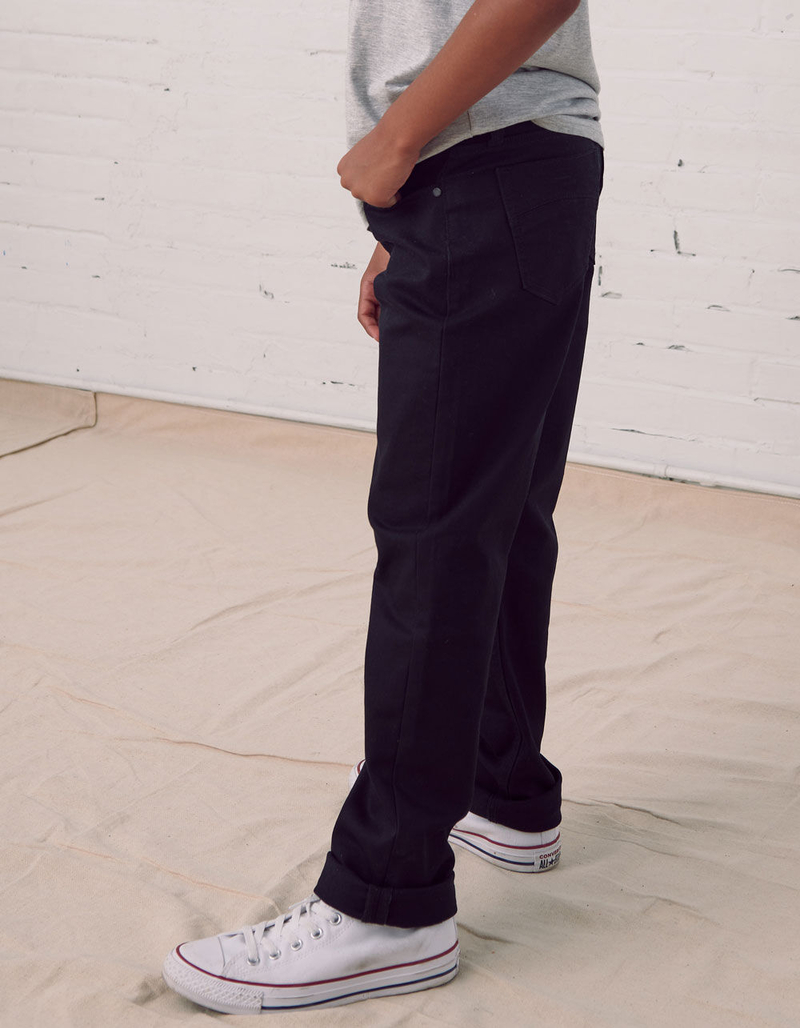 RSQ Boys Slim Stretch Black Jeans image number 2
