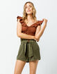O'NEILL Cameron Paperbag Waist Womens Shorts image number 1