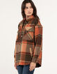 ASHLEY Womens Plaid Shacket image number 2
