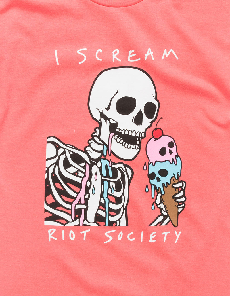 RIOT SOCIETY I Scream Mens T-Shirt image number 1