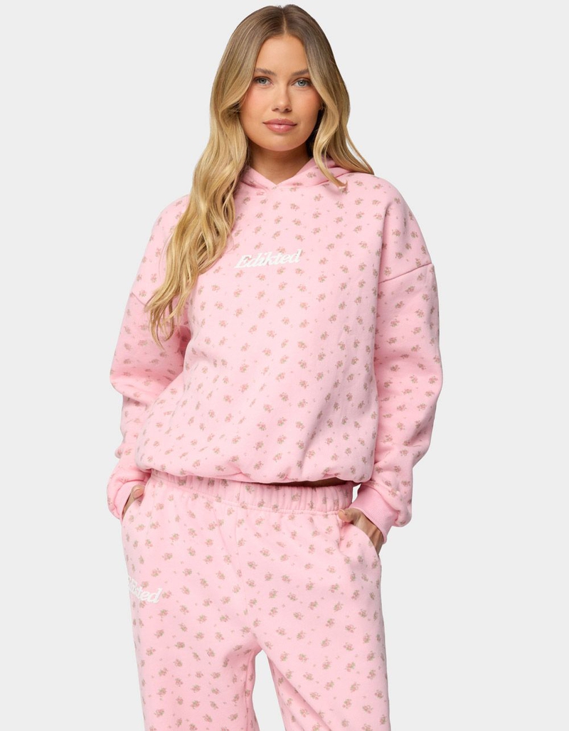 EDIKTED Flower Power Hoodie image number 0