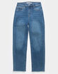 TRACTR High Rise Straight Leg Girls Jeans image number 1