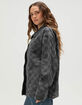 VANS Pitstop Checkered Womens Denim Jacket image number 3
