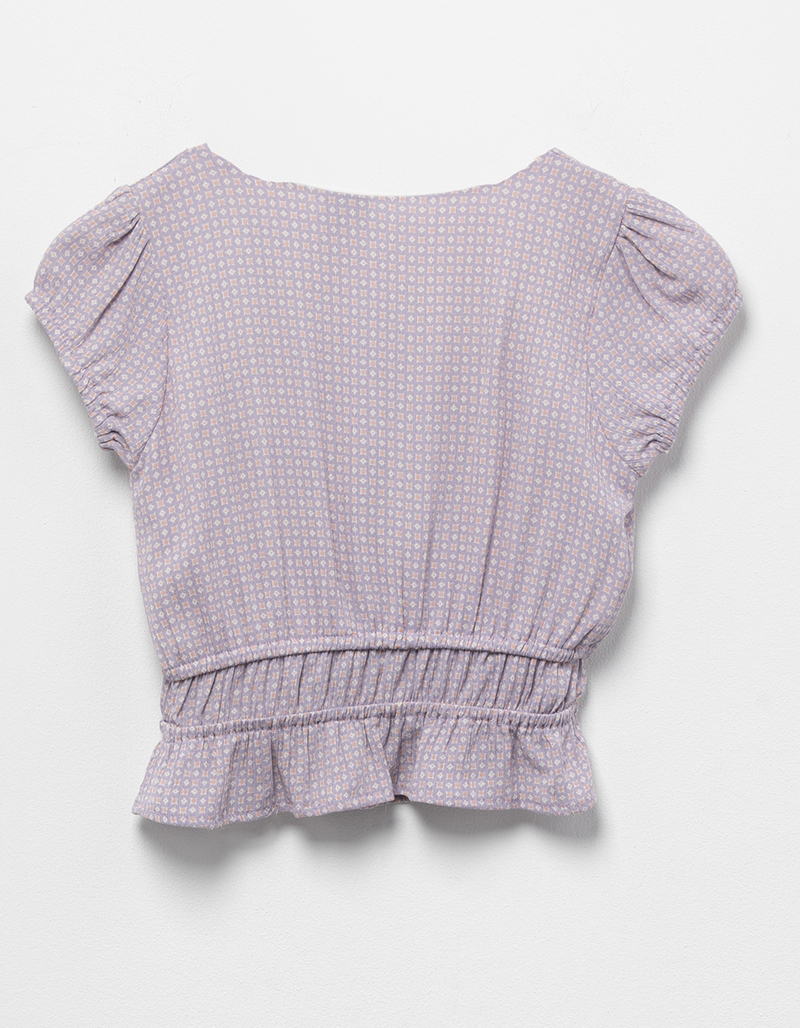 FOR ALL SEASONS Peplum Girls Top image number 1