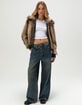 WEST OF MELROSE Womens Faux Fur Coat image number 5