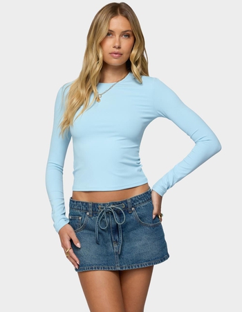 EDIKTED Tay Long Sleeve Top Primary Image