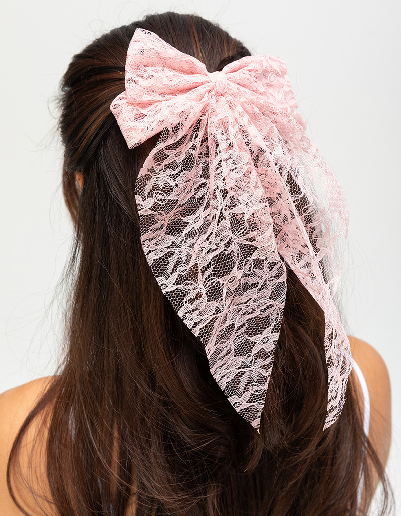 FULL TILT Oversized Lace Bow Clip image number 1