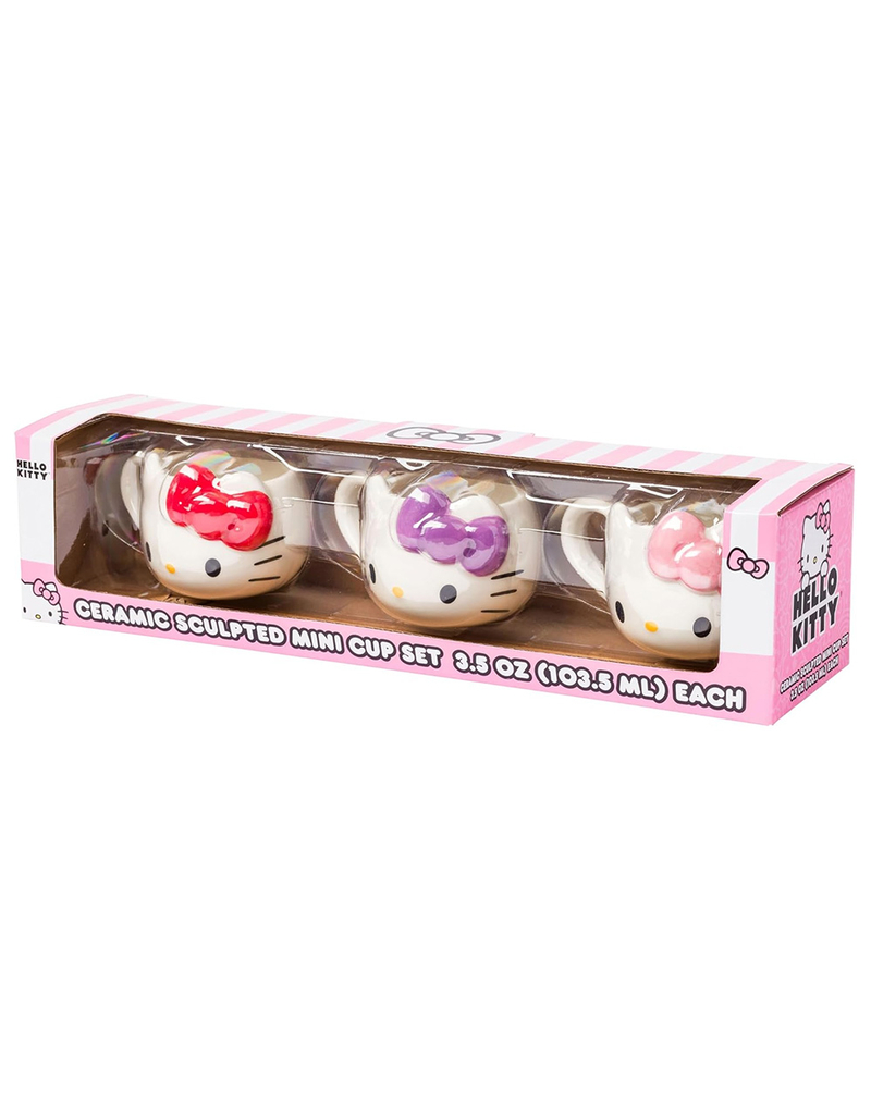 SANRIO Hello Kitty 3 Piece Sculpted Mini Mug Set image number 9