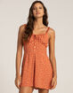 RSQ Womens Tie Front Romper image number 1