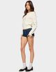 EDIKTED Emerie Flower Textured Knit Sweater image number 4