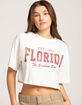 FULL TILT Florida Womens Crop Tee image number 1