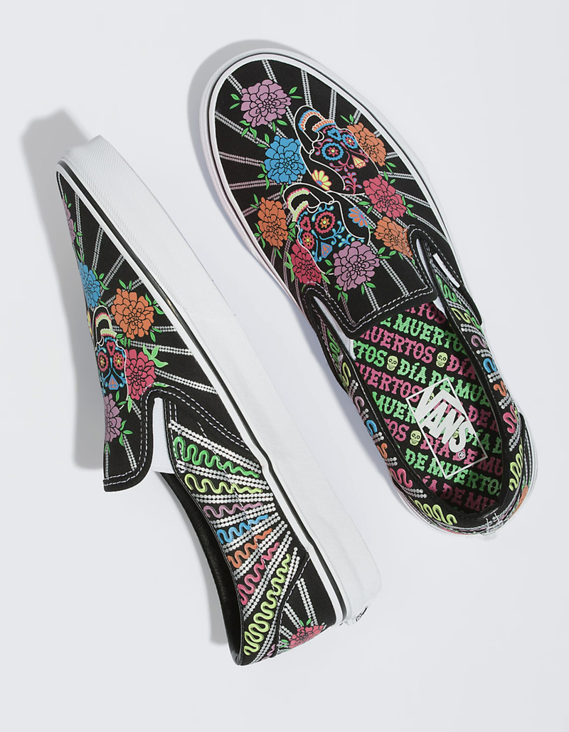 VANS Dia De Muertos Classic Slip-On Shoes image number 2