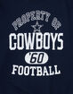 JUNK FOOD Dallas Cowboys Mens Crewneck Sweatshirt image number 2