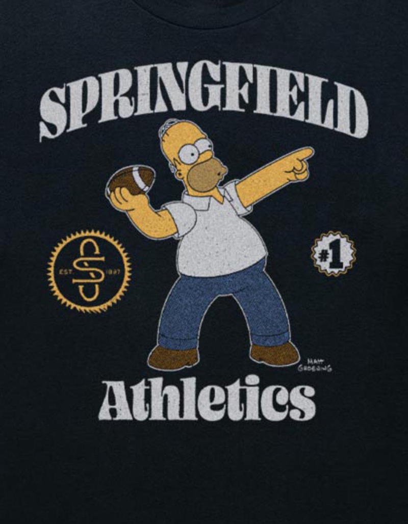 THE SIMPSONS Springfield Athletics Unisex Tee image number 1