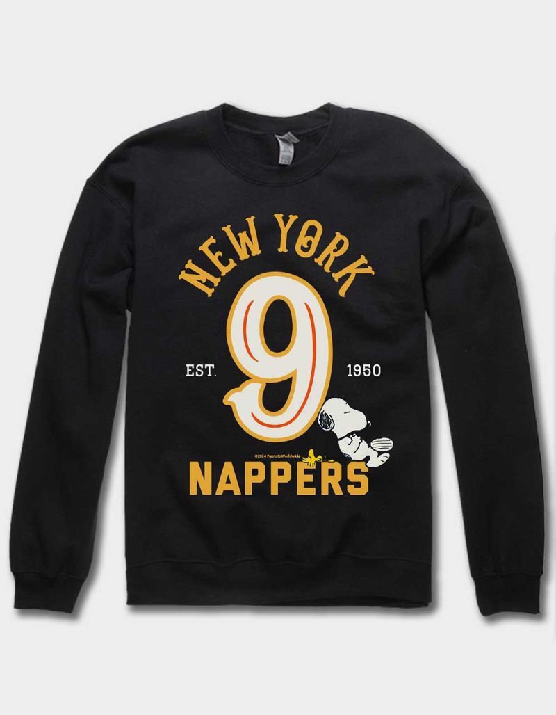 PEANUTS New York Nappers Unisex Crewneck Sweatshirt image number 0