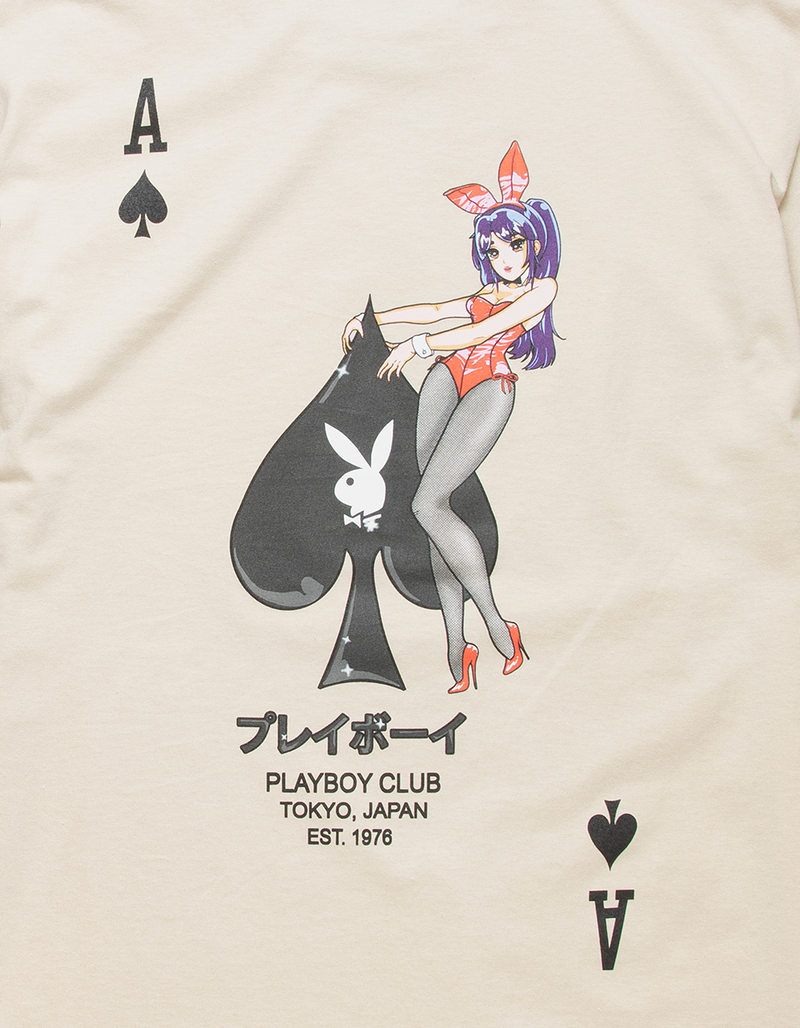 COLOR BARS x Playboy Ace Of Spades 2 Mens Tee image number 3