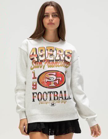 THE WILD COLLECTIVE San Francisco 49ers Womens Crewneck Sweatshirt Primary Image