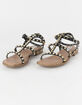 STEVE MADDEN Sunnie Gladiator Womens Flat Sandals image number 1