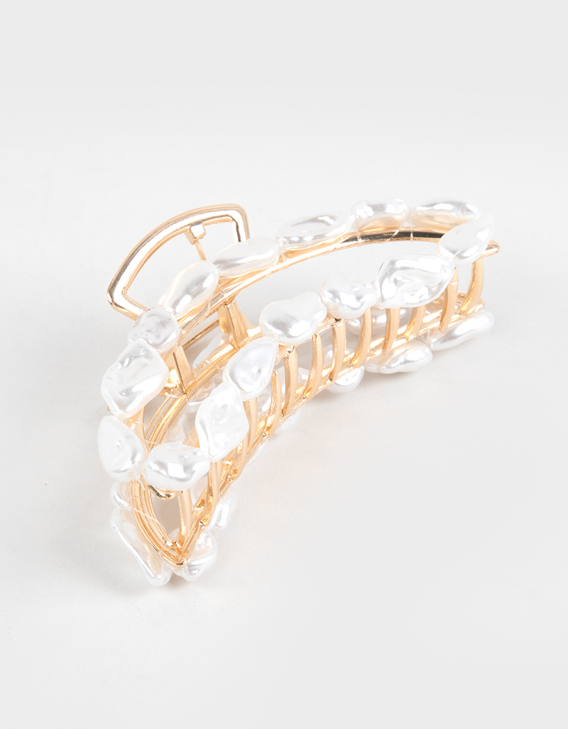 FULL TILT Faux Pearl/Metal Claw Clip image number 1