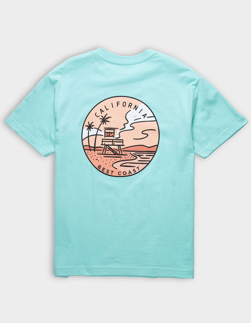 BLUE CROWN Best Coast Mens Tee MINT Tillys