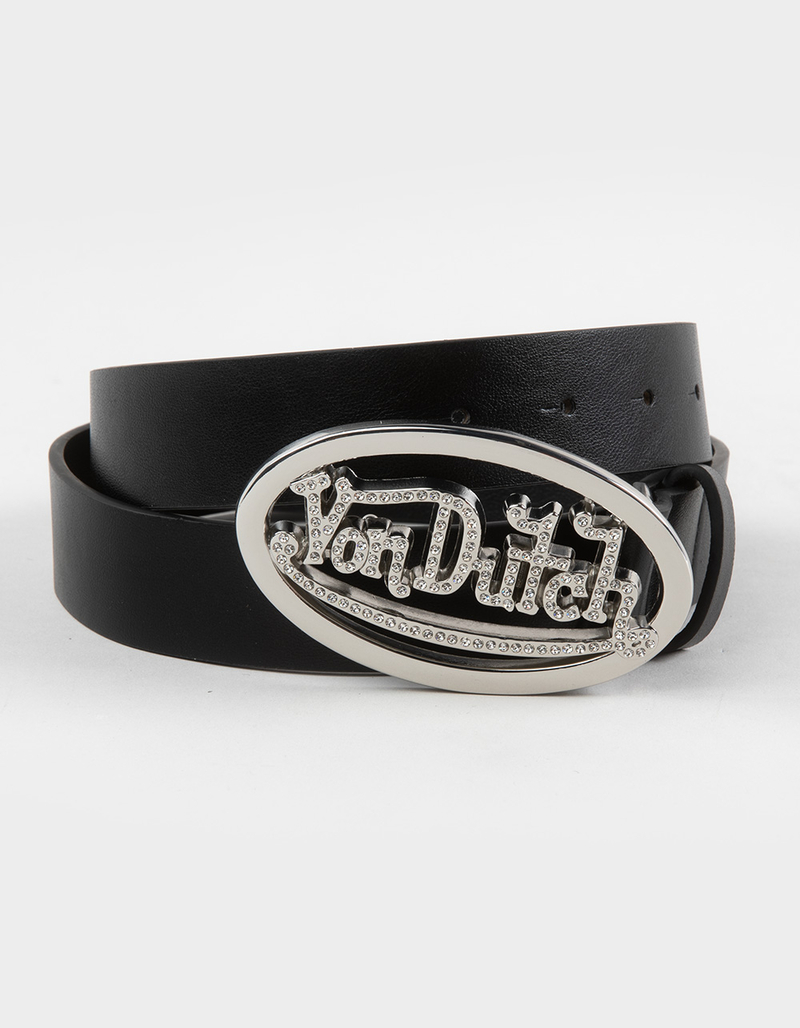 VON DUTCH Rhinestone Womens 35mm Belt image number 0