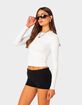 EDIKTED Tay Long Sleeve Top image number 2