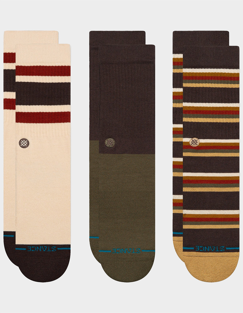 STANCE Mill House 3 Pack Mens Crew Socks image number 0